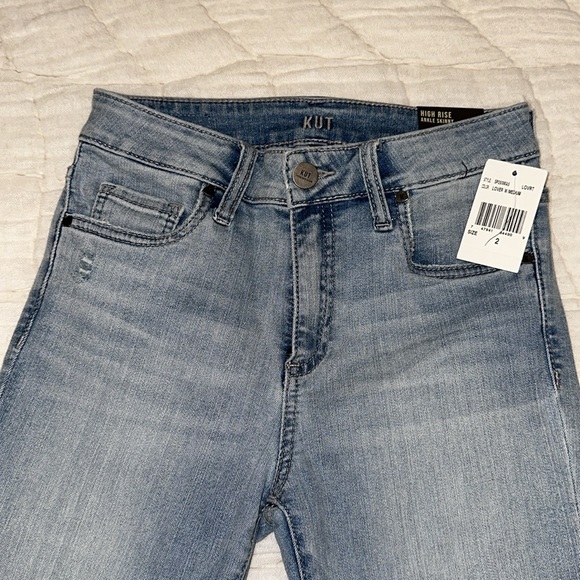 Kut from the kloth Bhody skinny high rise distressed jean - Picture 2 of 6